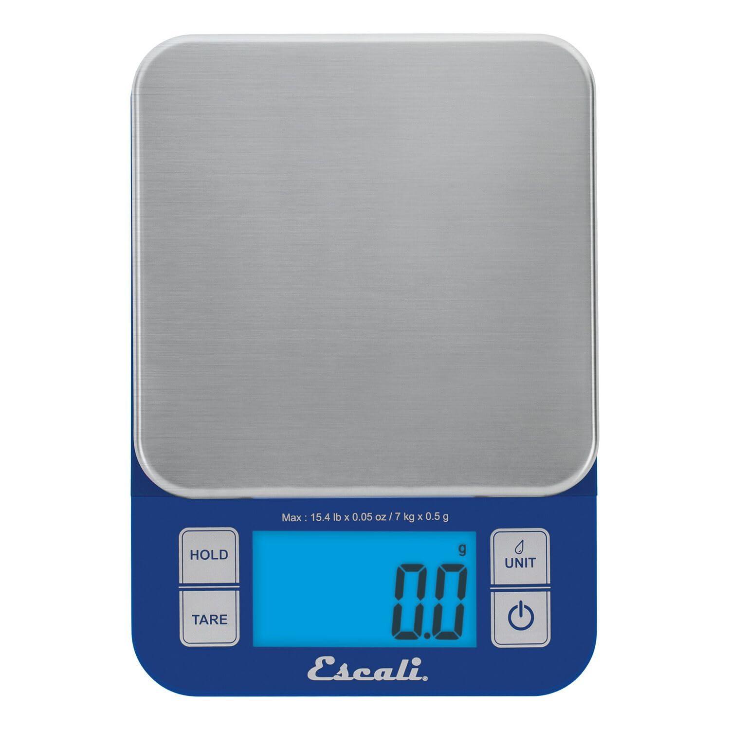 Escali Nutro Digital Food Scale, Multi-Functional Kitchen Appliance, Precise Weight Measuring and Portion Control, Baking and Cooking Made Simple, Stainless Steel Platform, Black, 1 Unit(Black) - view 4
