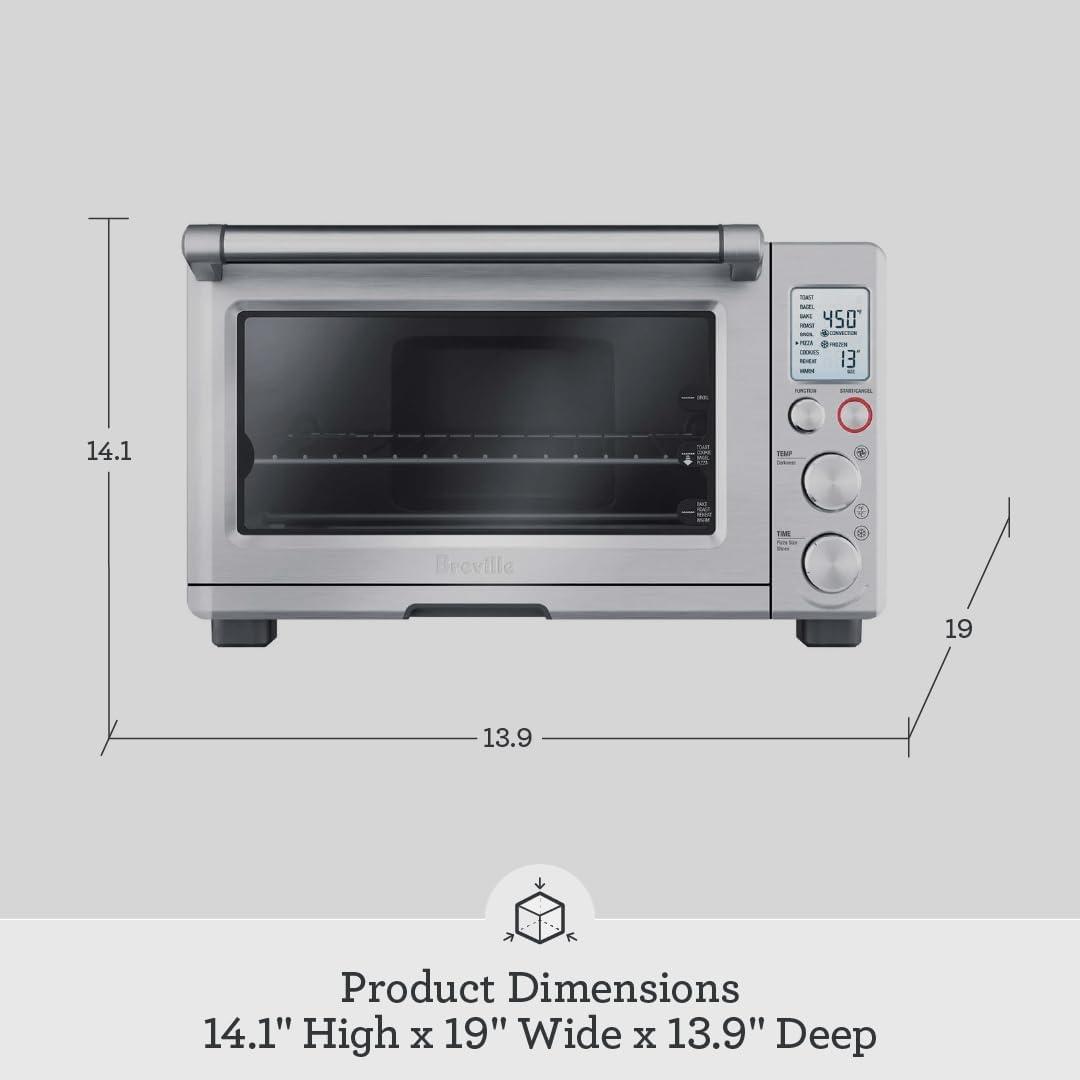 Breville BOV800XL Smart Oven Countertop Convection, Brushed Stainless Steel(Silver) - view 3