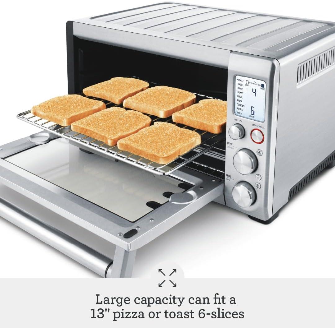 Breville BOV800XL Smart Oven Countertop Convection, Brushed Stainless Steel(Silver) - view 4
