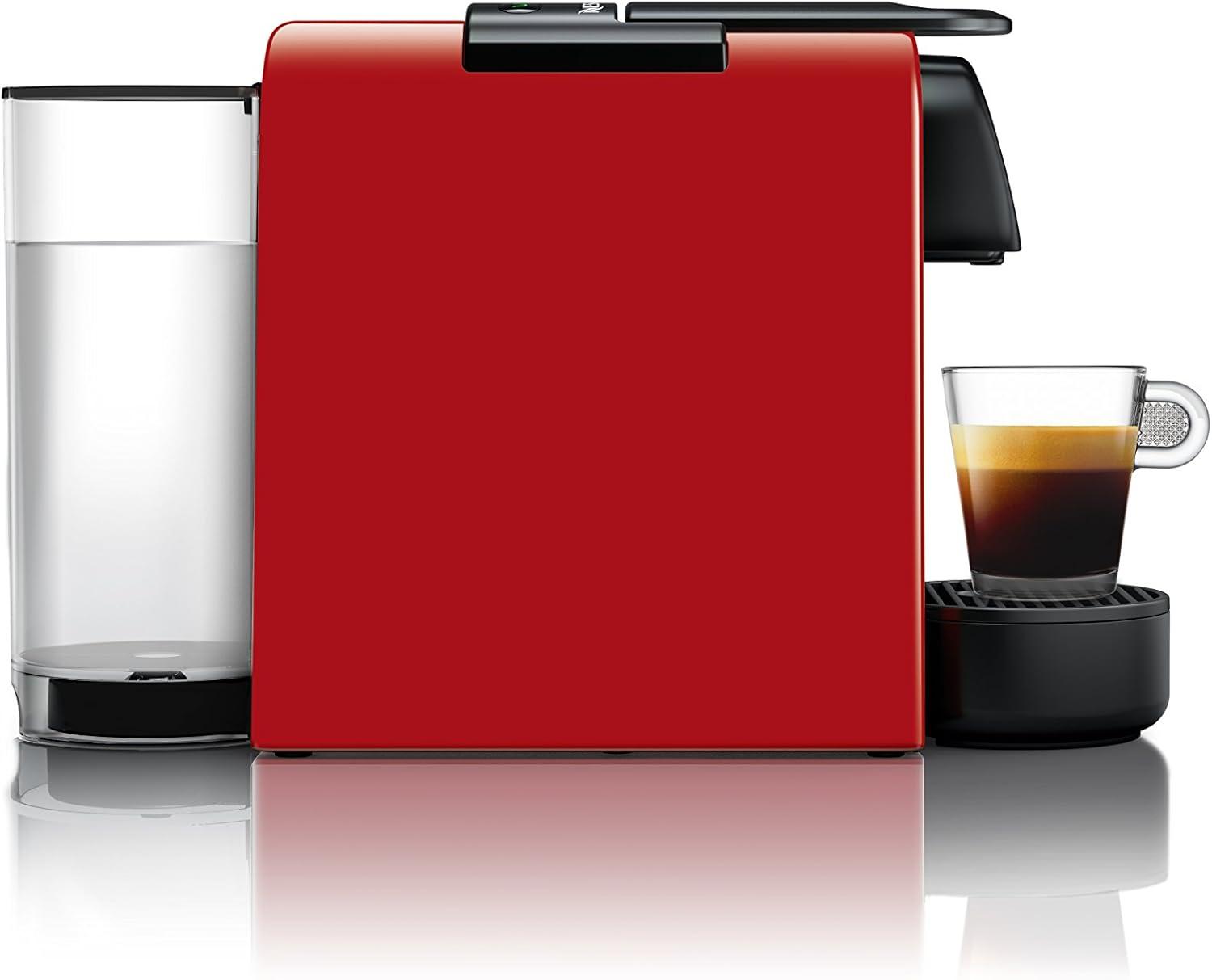 Nespresso Essenza Mini Coffee and Espresso Machine by De’Longhi, 1150 watts, 110ml, Black(Red) - view 5
