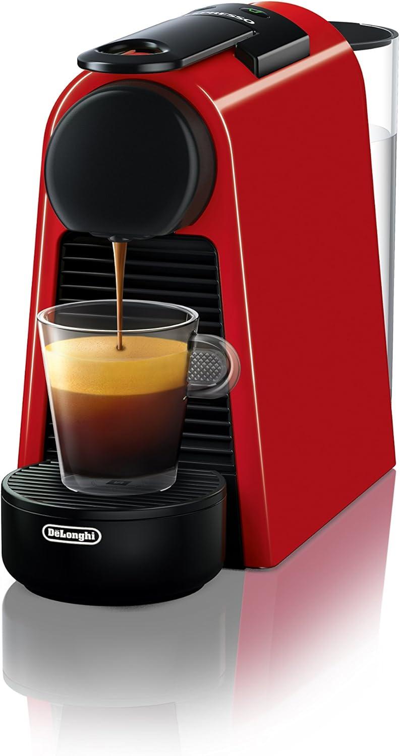 Nespresso Essenza Mini Coffee and Espresso Machine by De’Longhi, 1150 watts, 110ml, Black(Red) - view 6