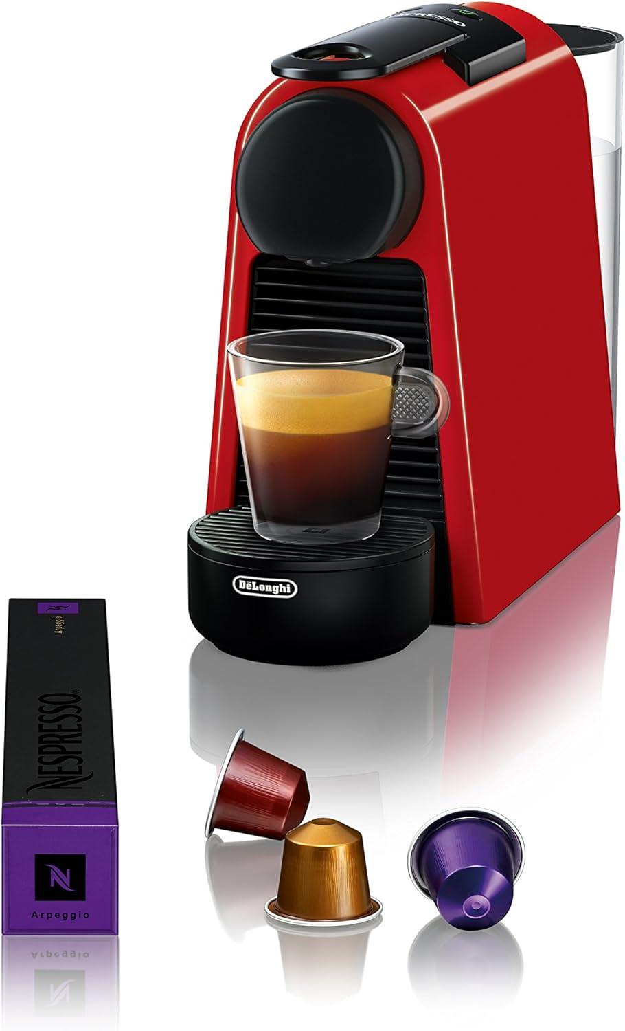 Nespresso Essenza Mini Coffee and Espresso Machine by De’Longhi, 1150 watts, 110ml, Black(Red) - view 7