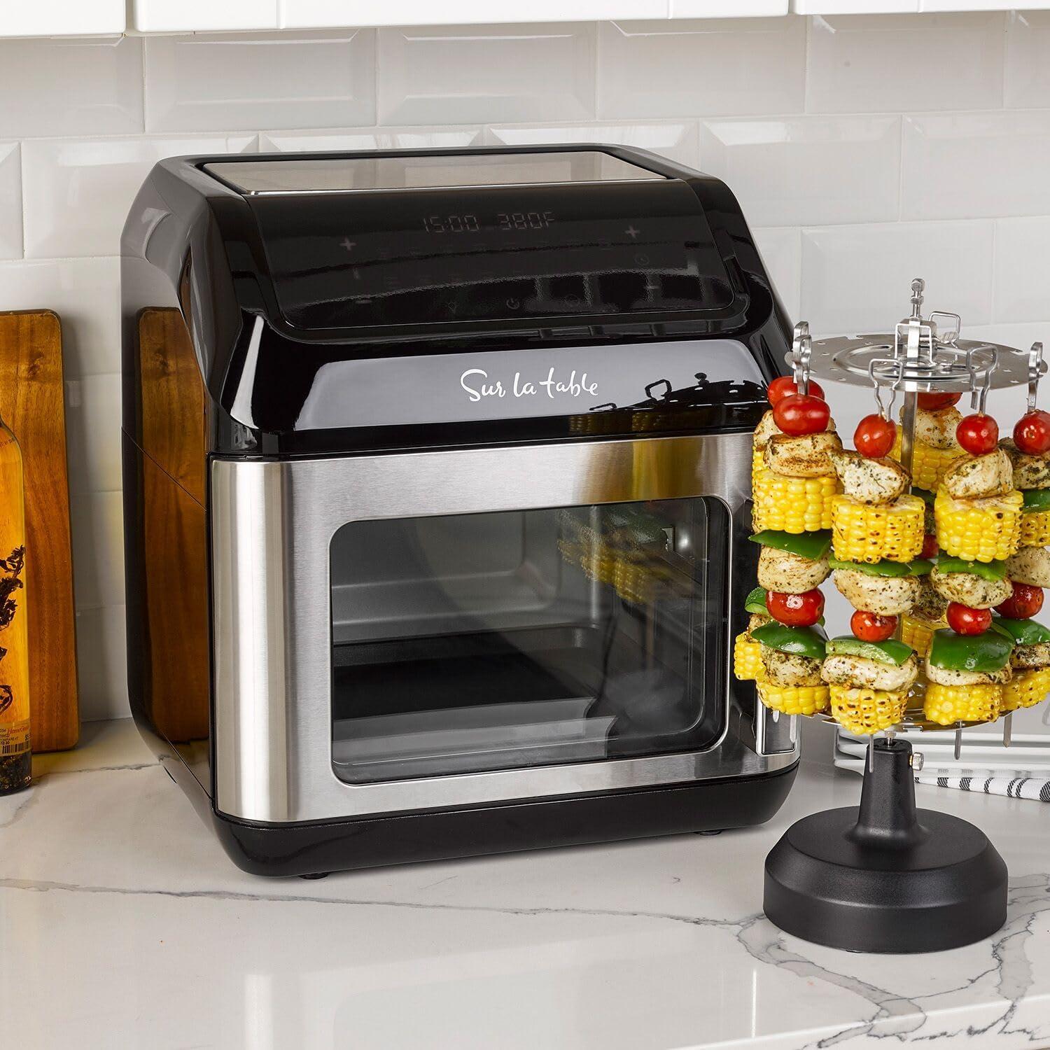 Sur La Table Left Hinge Multi-Function Air Fryer, 13 qt, Black - view 2