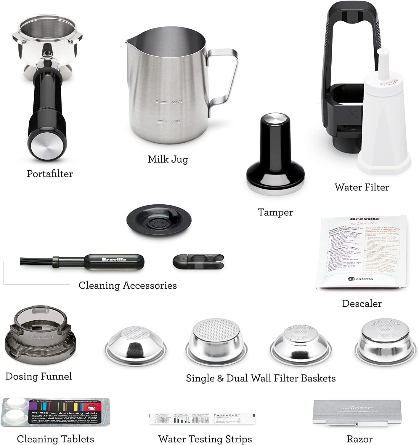 Breville Barista Touch Espresso Machine BES880BSS, Brushed Stainless Steel(Black Truffle) - view 8