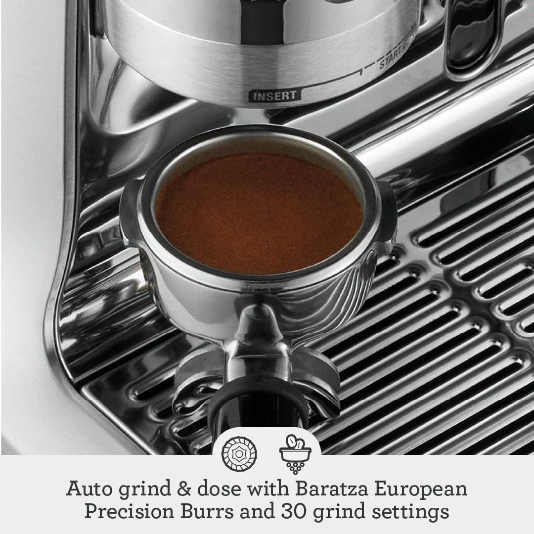 Breville Barista Pro Espresso Machine BES878BSS, Brushed Stainless Steel(Black Truffle) - view 4