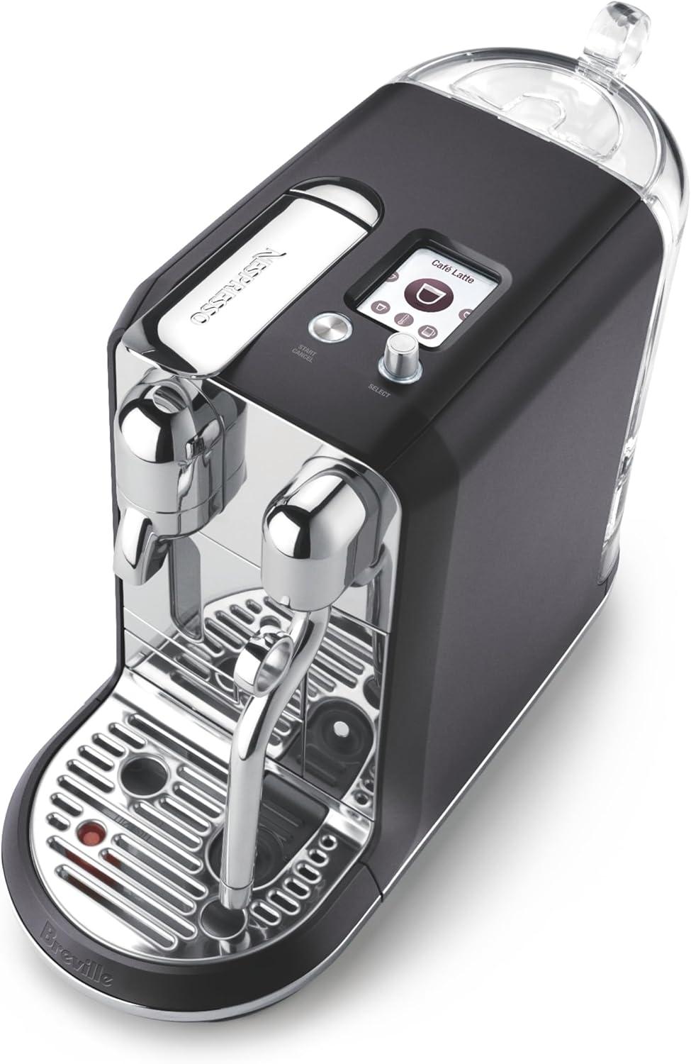 Nespresso Creatista Plus Espresso Machine by Breville, Brushed Stainless Steel(Black Truffle) - view 3