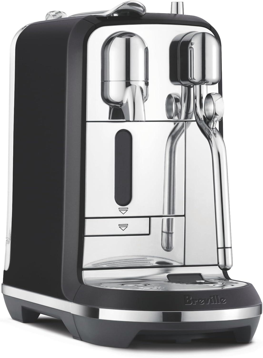 Nespresso Creatista Plus Espresso Machine by Breville, Brushed Stainless Steel(Black Truffle) - view 5