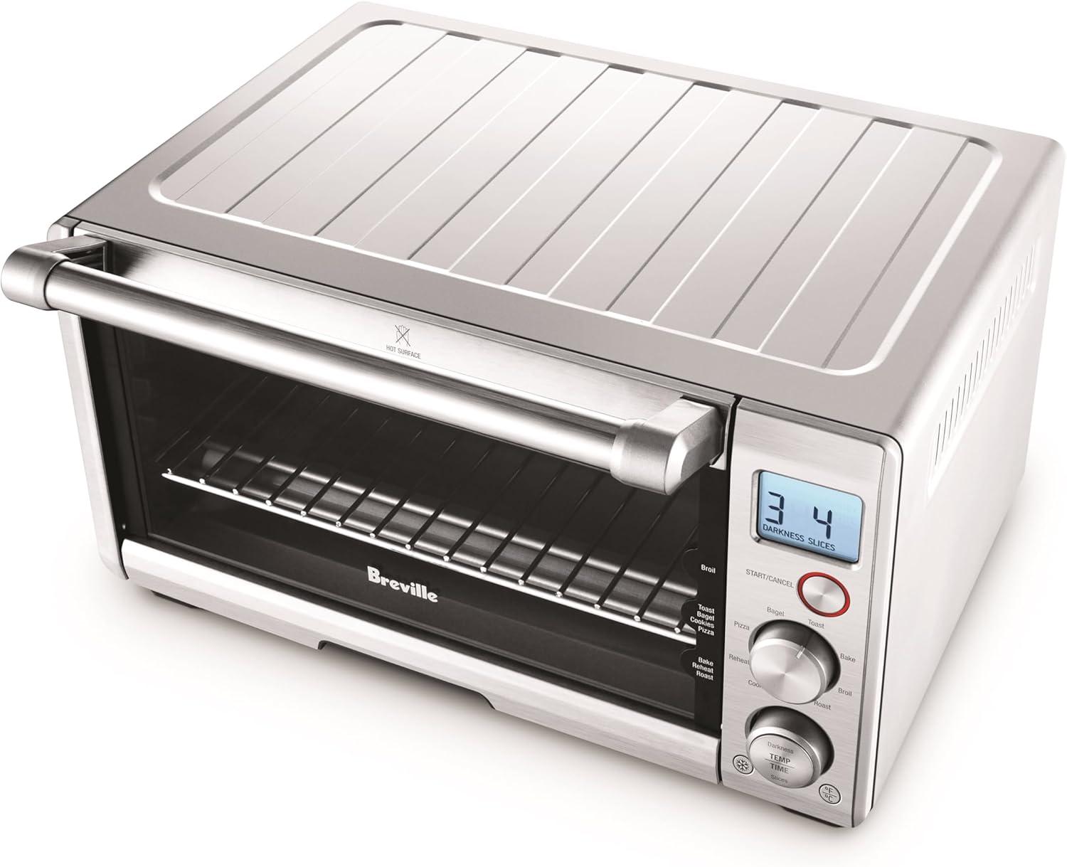Breville BOV650XL the Compact Smart Oven Countertop Toaster Oven, Brushed Stainless Steel - view 4