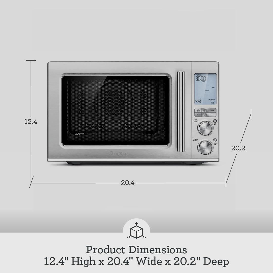 Breville BMO870BSS Combi Wave 3-in-1 Microwave, Air Fryer and Convection Oven, Brushed Stainless Steel(Brushed Stainless Steel) - view 6
