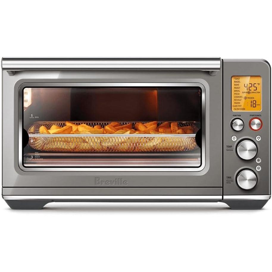 Breville BOV860BTR Smart Oven Air Fryer and Convection Oven, Black Truffle(Smoked Hickory)