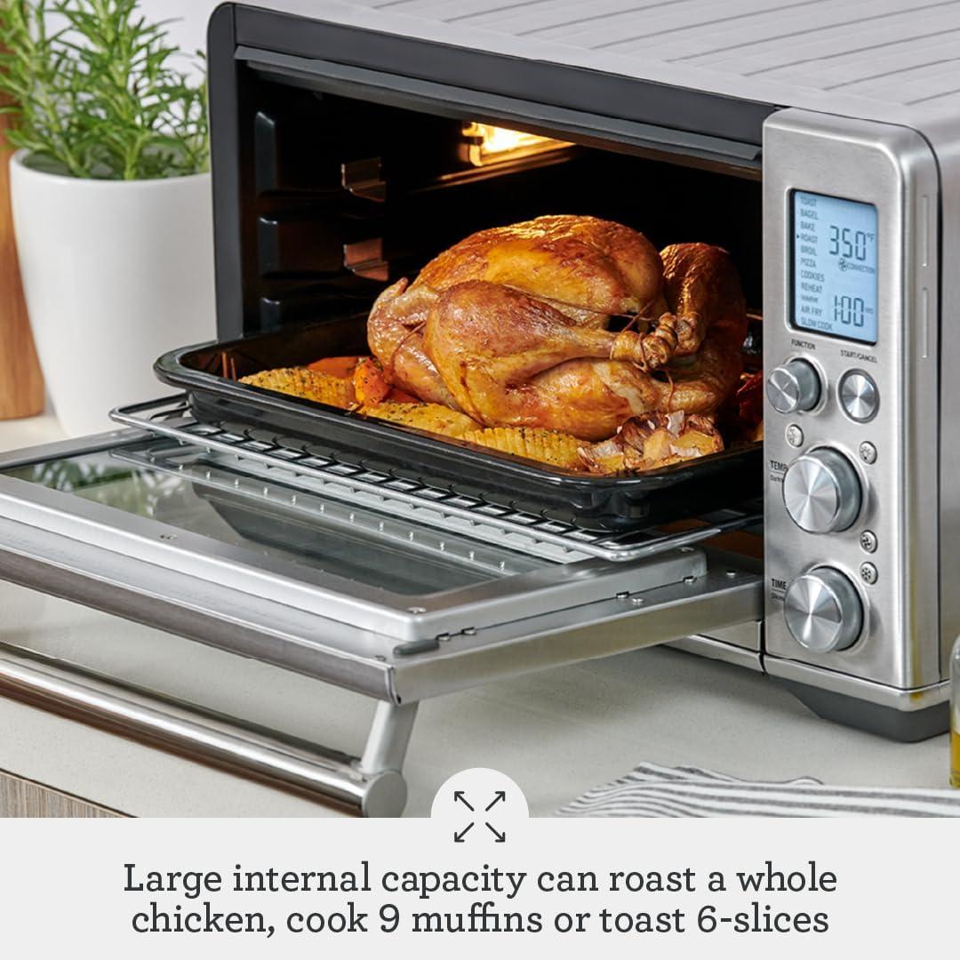 Breville BOV860BTR Smart Oven Air Fryer and Convection Oven, Black Truffle(Smoked Hickory) - view 3