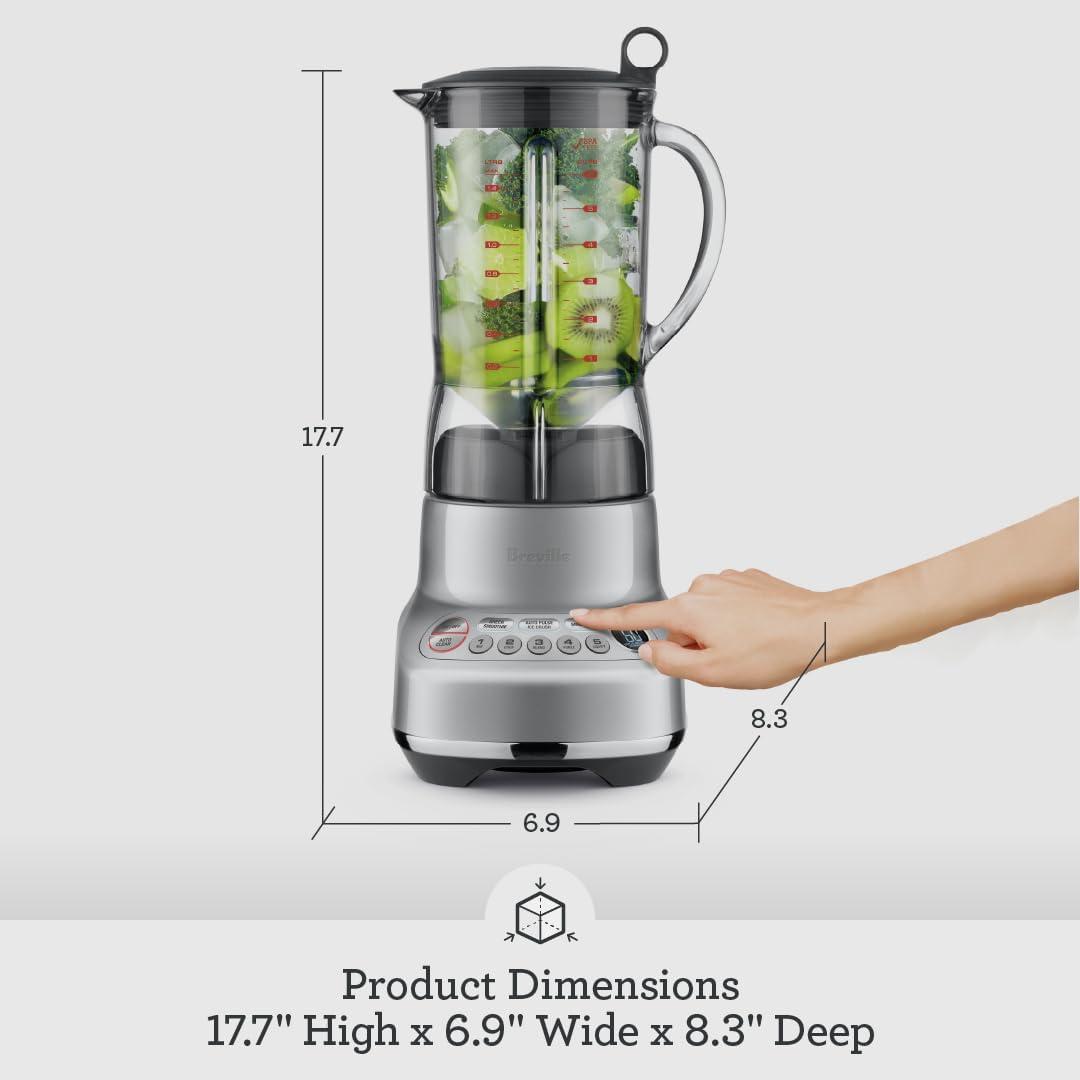 Breville BBL620SIL Fresh and Furious Blender, Silver(Oyster Shell) - view 6