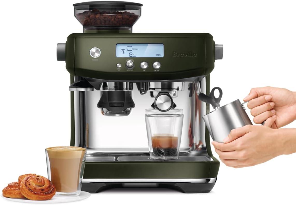 Breville Barista Pro Espresso Machine BES878BSS, Brushed Stainless Steel(Olive Tapenade) - view 2