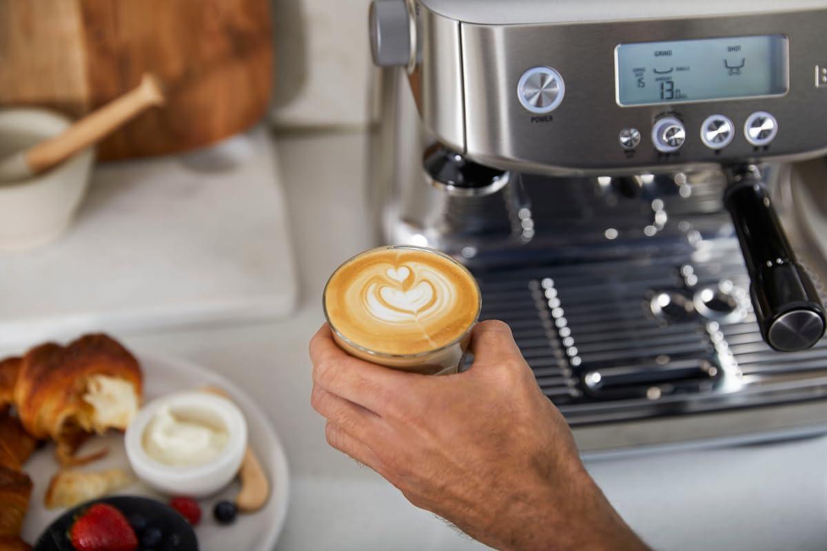 Breville Barista Pro Espresso Machine BES878BSS, Brushed Stainless Steel(Olive Tapenade) - view 6