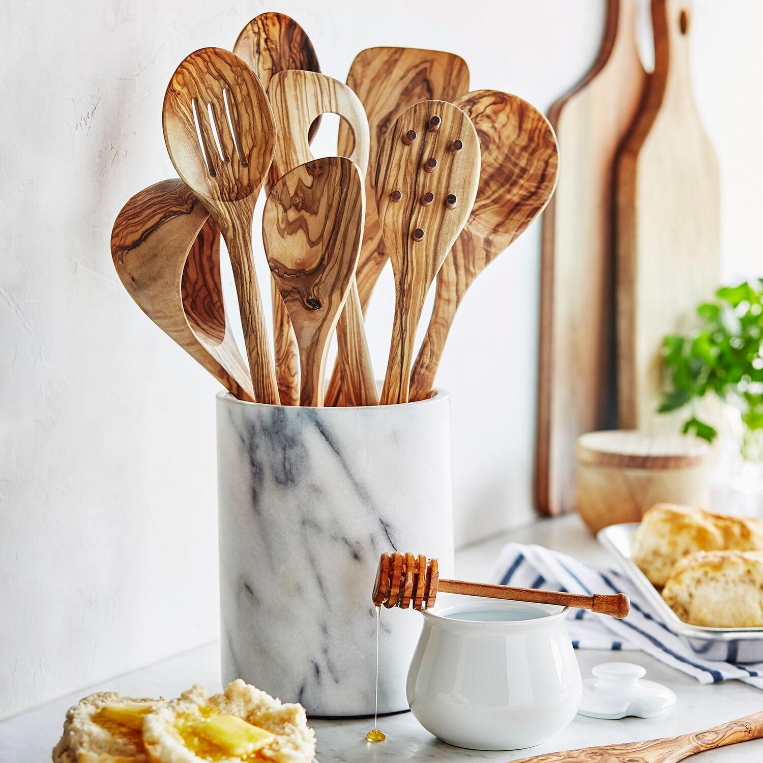 Sur La Table Coupe Spoon, Tan - view 2
