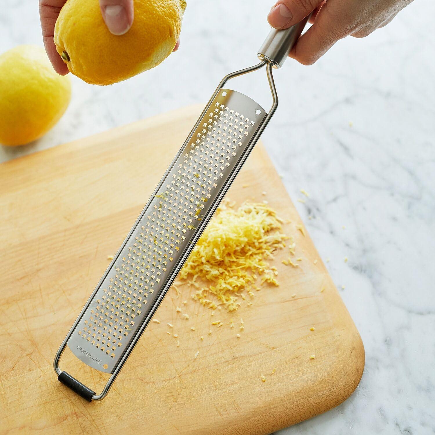 Sur La Table Stainless Steel Rasp Grater, Silver - view 3