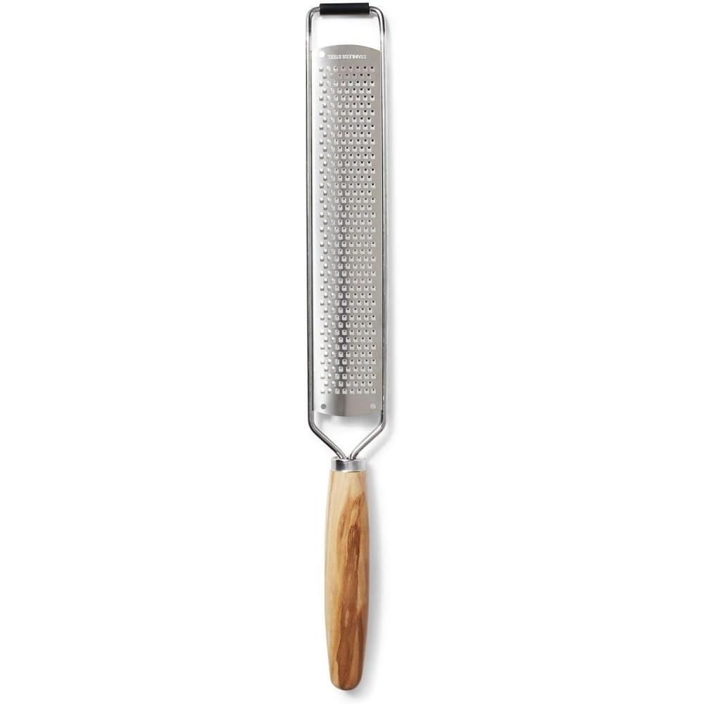 Sur La Table Olivewood Zester, Silver