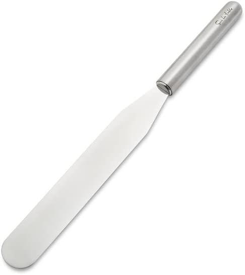Sur La Table 8″ Stainless Steel Straight Spatula – Professional Cake & Cupcake Decorating Tool with Flexible Head for Smooth Frosting, Durable & Dishwasher, Comfortable Grip Handle for Baking & - view 4