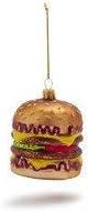 Sur La Table Cheeseburger Glass Ornament - view 3