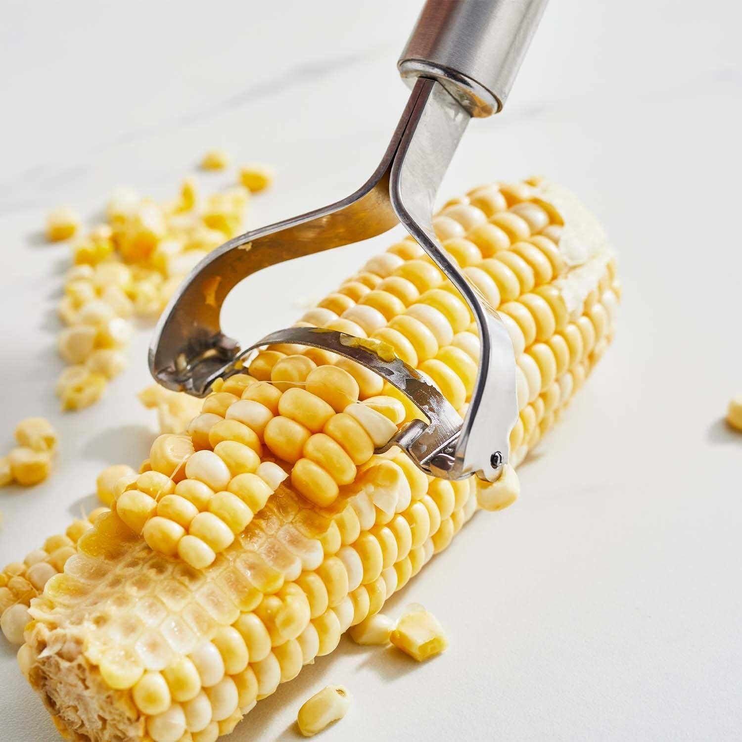 Sur La Table Stainless Steel Corn Stripper, Silver - view 3