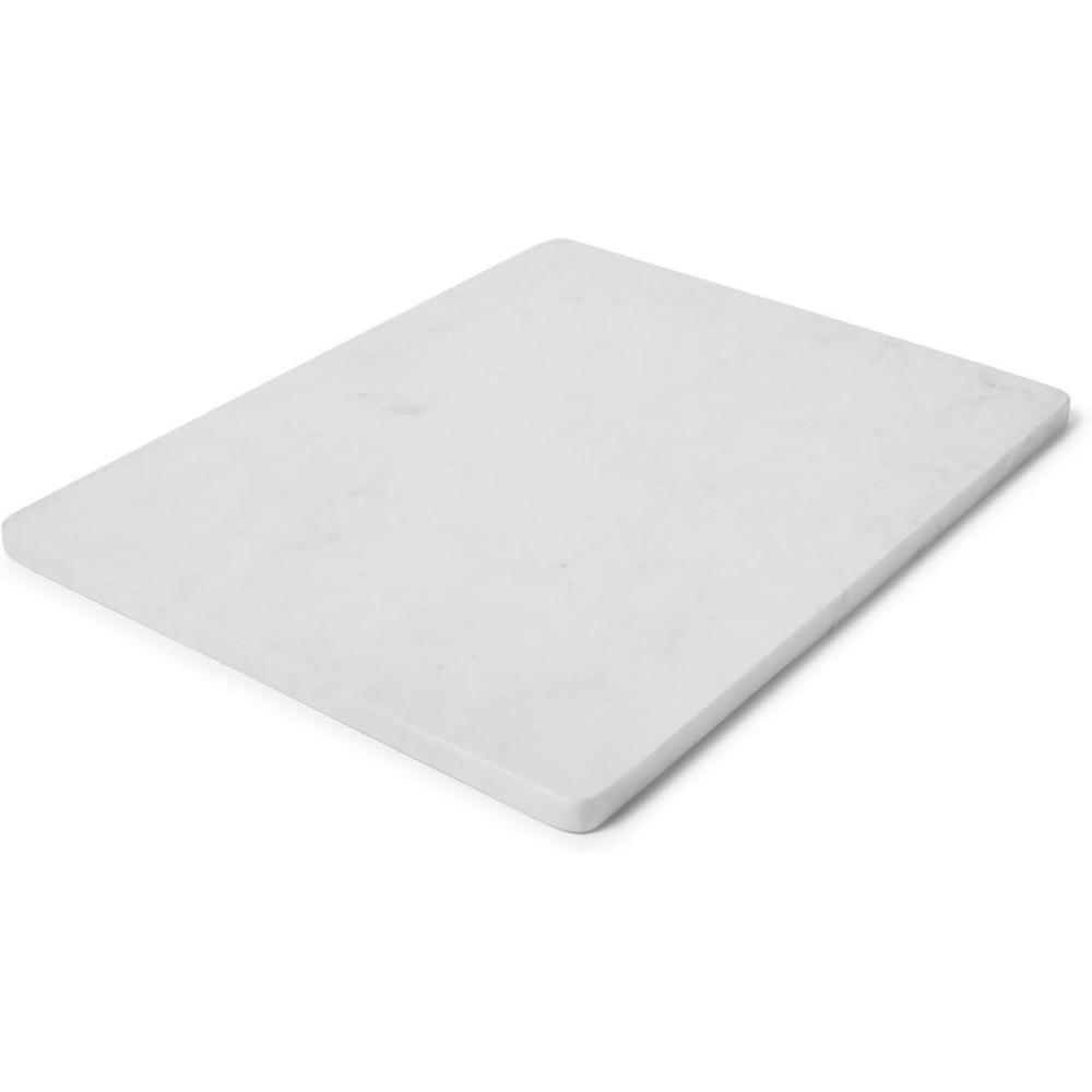 Sur La Table Marble Pastry Board – 20″ x 16″ Natural White Marble Slab for Baking, Dough Rolling & Candy Making – Cool Surface Ideal for Home Bakers