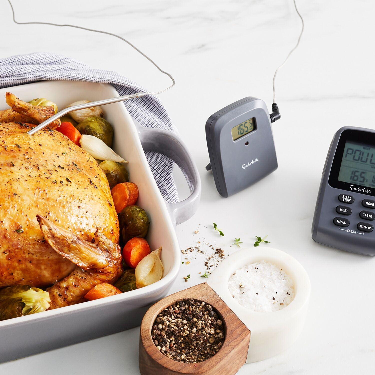 Sur La Table Leave-in Probe Thermometer, Gray - view 2