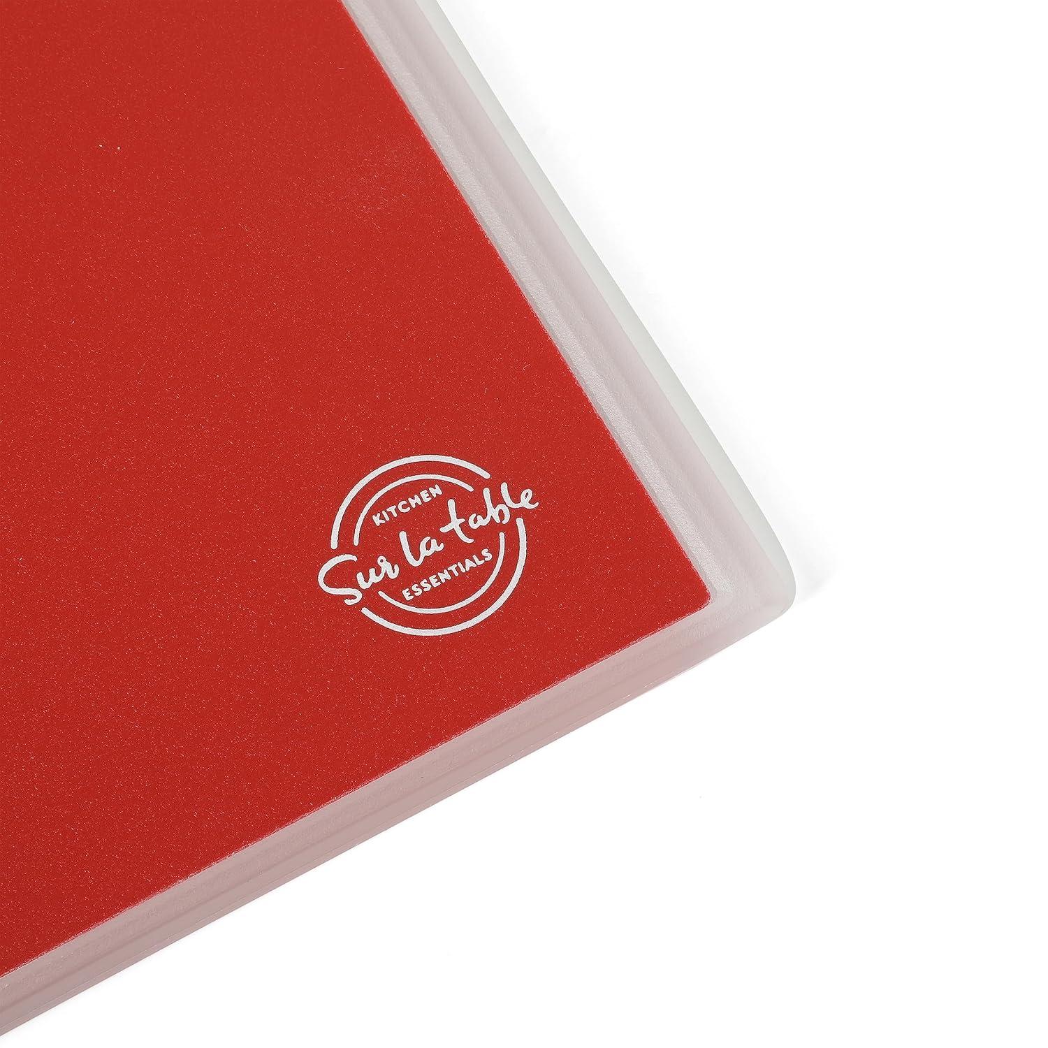 Sur La Table Kitchen Essentials 2 Piece (17″ x 12″ & 13″ x 9″) Cutting Board Set – Blue(Red) - view 4