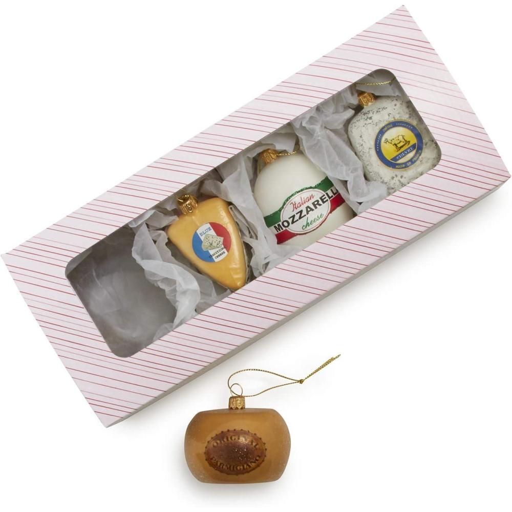 Sur La Table Cheese Glass Ornaments, Set of 4 - view 2