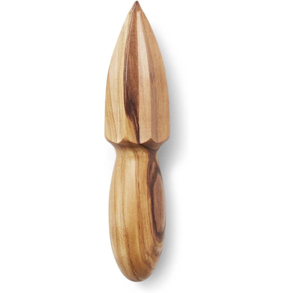 Sur La Table Olivewood Citrus Reamer, Tan