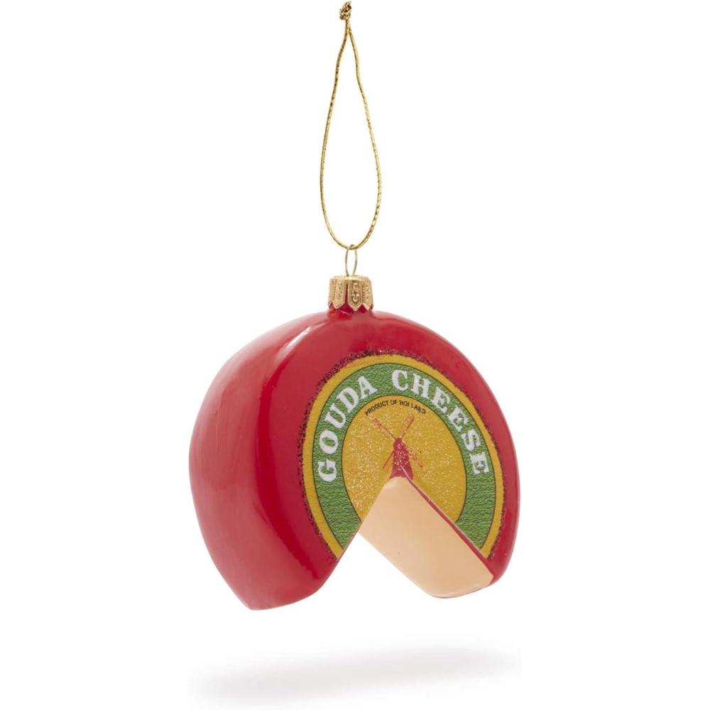 Sur La Table Gouda Cheese Glass Ornament - view 2