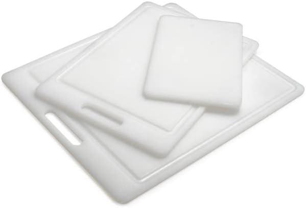 Sur La Table Polypropylene Cutting Board Set – 3-Piece Reversible Boards with Juice Grooves & Cut-Out Handles, Dishwasher, Non-Porous & Non-Absorbent - view 4