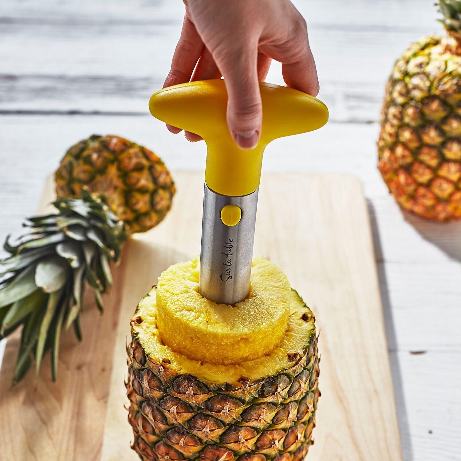 Sur La Table Pineapple Corer and Slicer, Yellow - view 2
