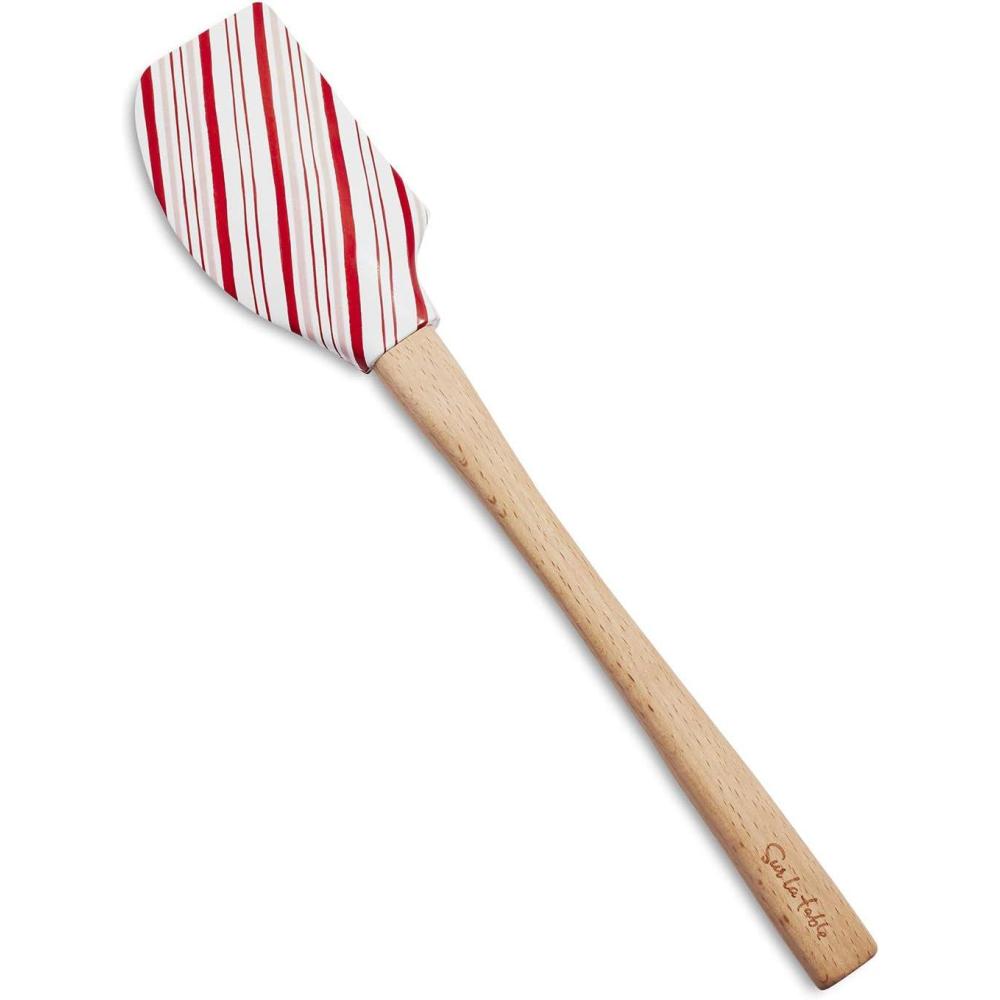 Sur La Table Candy Cane Striped Spatula - view 2