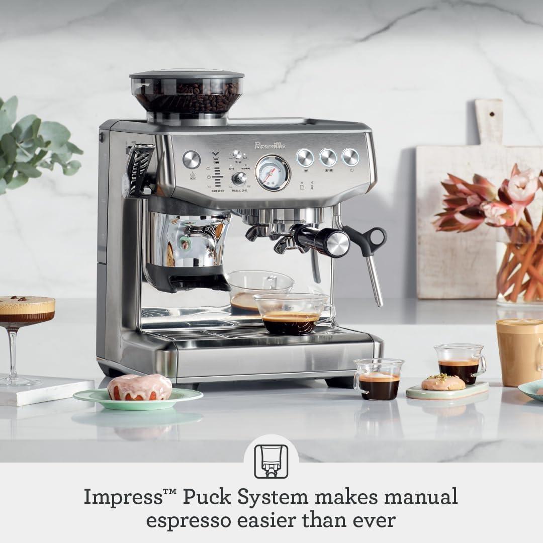Breville Barista Express Impress BES876BST, Black Stainless Steel(Black Stainless Steel) - view 2