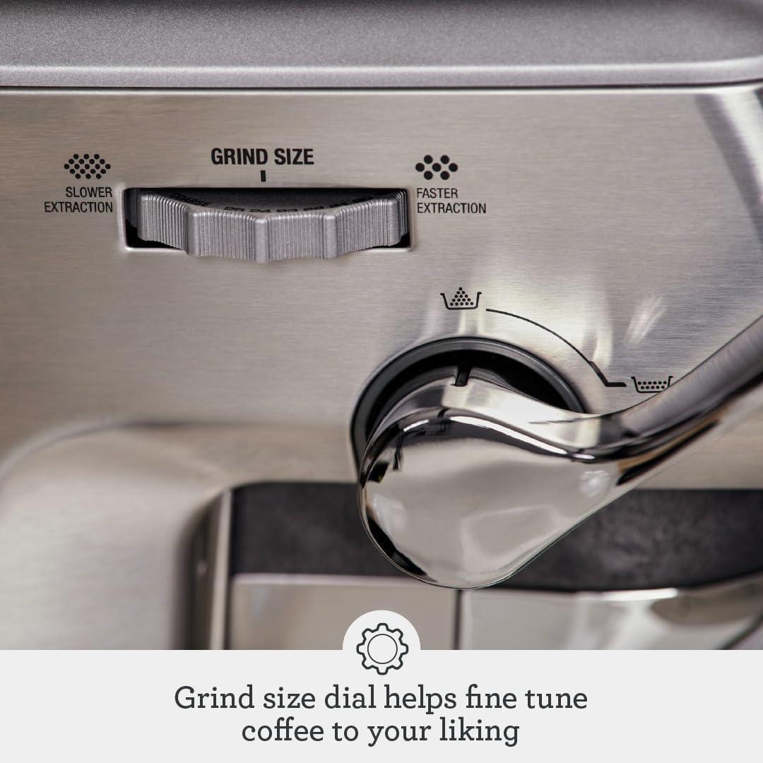Breville Barista Express Impress BES876BST, Black Stainless Steel(Black Stainless Steel) - view 5