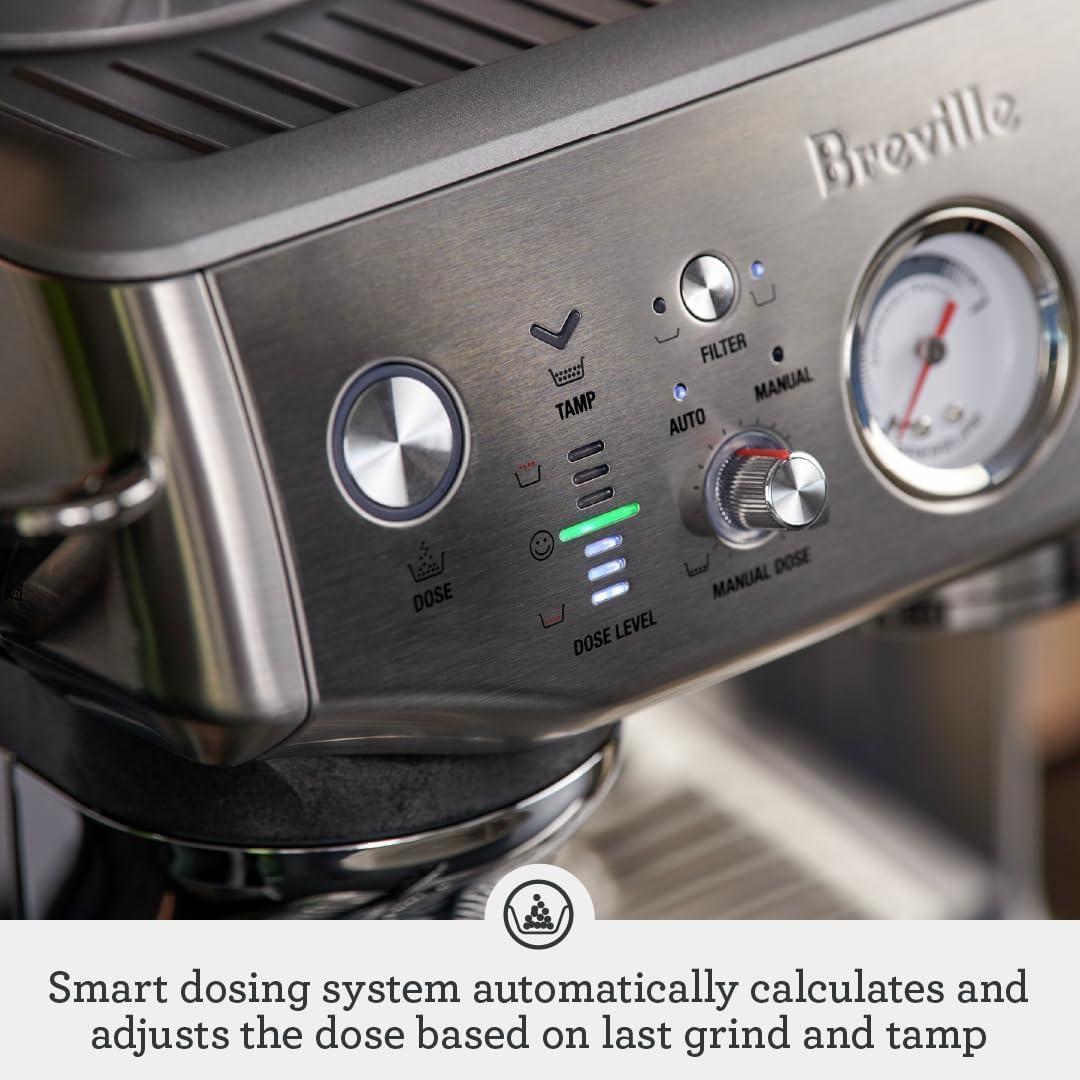 Breville Barista Express Impress BES876BST, Black Stainless Steel(Black Stainless Steel) - view 7