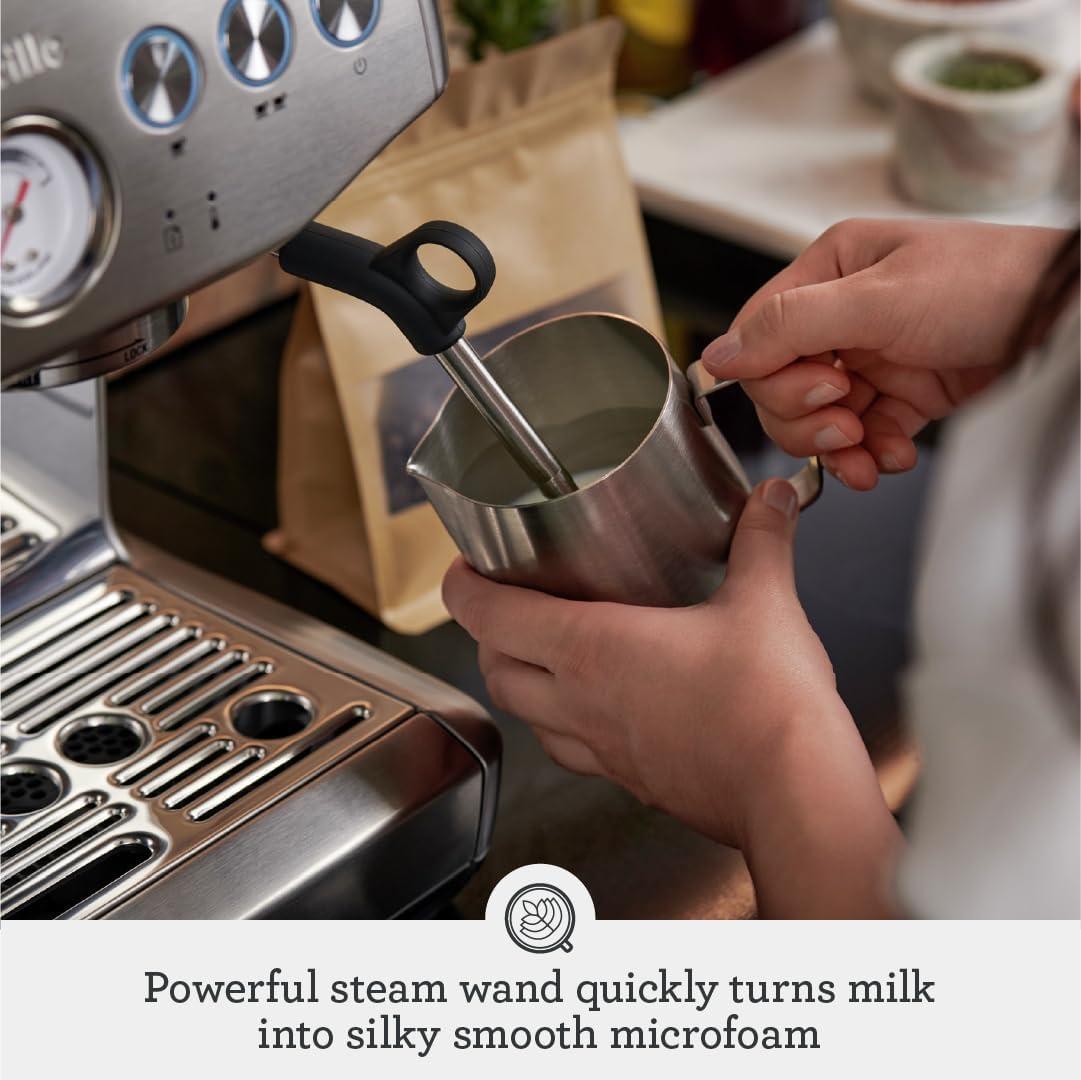 Breville Barista Express Impress BES876BST, Black Stainless Steel(Black Stainless Steel) - view 8