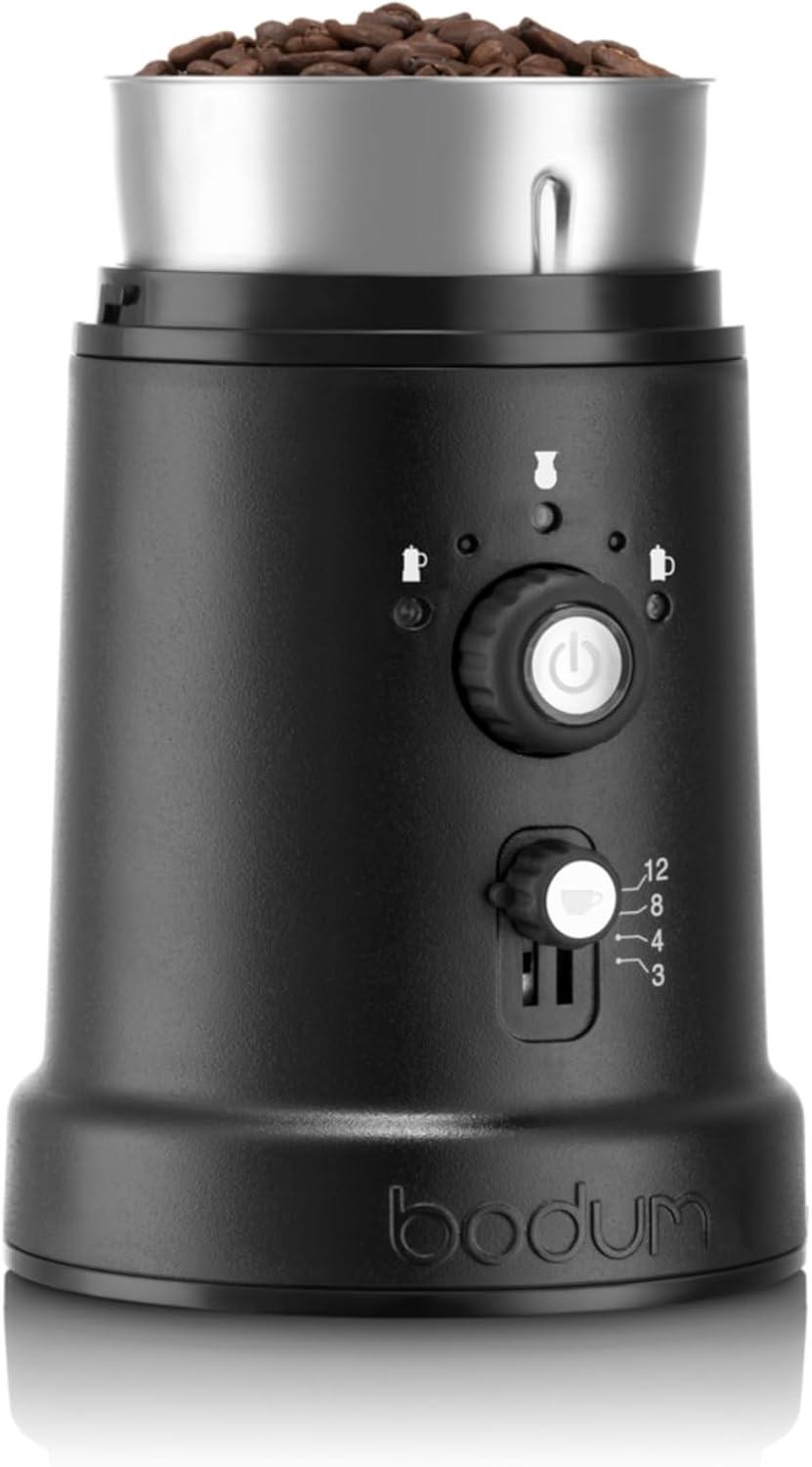 Bodum Bistro Electric Coffee Blade Grinder, Adjustable, 5 Grind Settings, 3 Ounces, Black - view 2