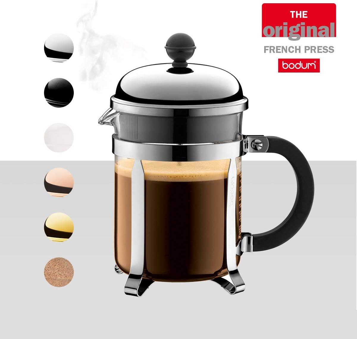 Bodum 34oz Chambord French Press Coffee Maker, High-Heat Borosilicate Glass, Stainless Steel, Copper – Made in Portugal(Gold) - view 2