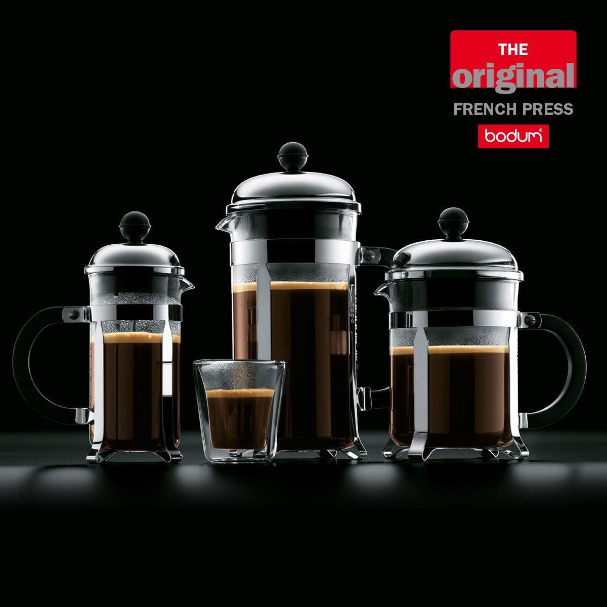 Bodum 34oz Chambord French Press Coffee Maker, High-Heat Borosilicate Glass, Stainless Steel, Copper – Made in Portugal(Gold) - view 7