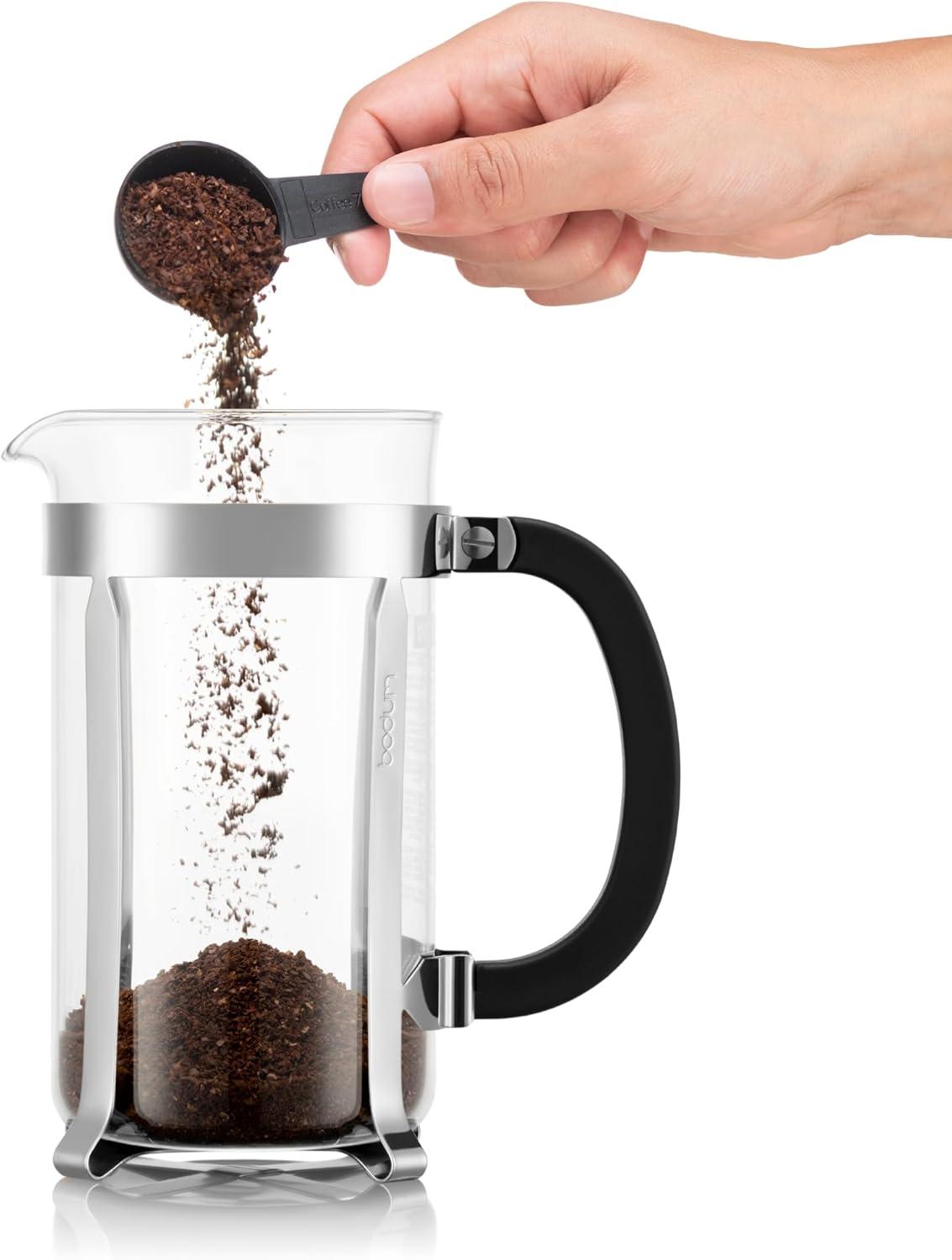 Bodum 34oz Chambord French Press Coffee Maker, High-Heat Borosilicate Glass, Stainless Steel, Copper – Made in Portugal(Polished) - view 2