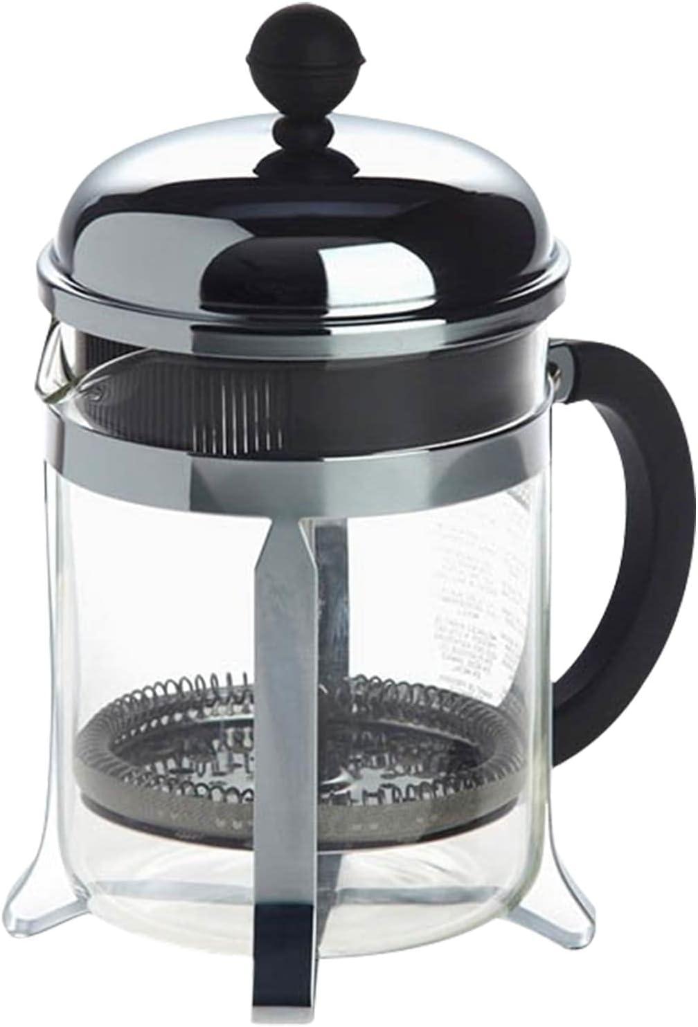 Bodum 34oz Chambord French Press Coffee Maker, High-Heat Borosilicate Glass, Stainless Steel, Copper – Made in Portugal(Chrome) - view 4