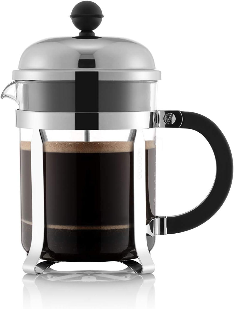 Bodum 34oz Chambord French Press Coffee Maker, High-Heat Borosilicate Glass, Stainless Steel, Copper – Made in Portugal(Chrome) - view 7