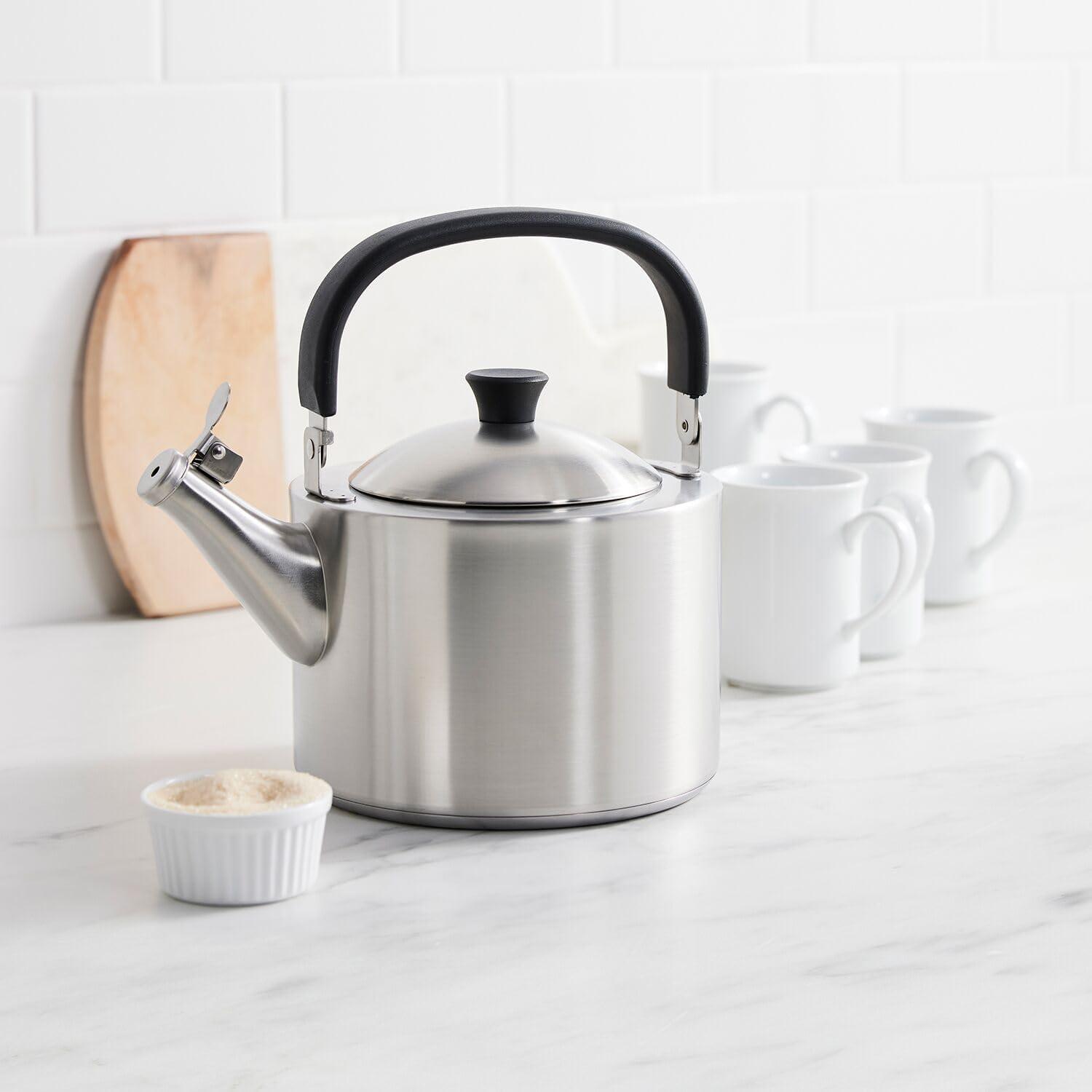 Sur La Table Stainless Steel Kettle, Silver - view 2