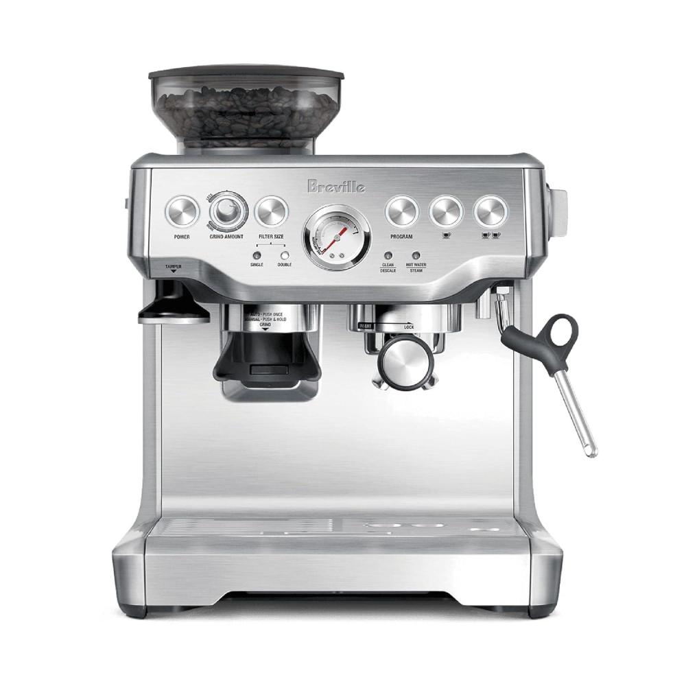 Breville Barista Express Espresso Machine BES870XL, Brushed Stainless Steel(Brushed Stainless Steel)