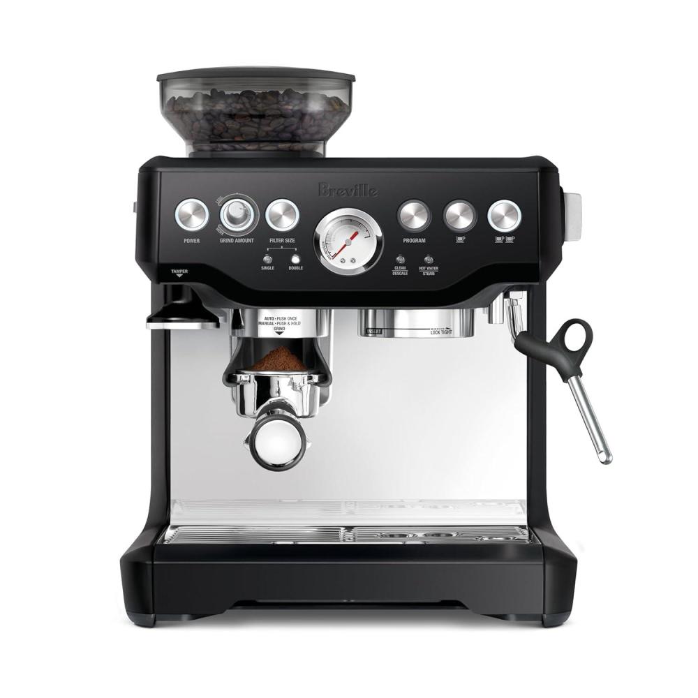 Breville Barista Express Espresso Machine BES870XL, Brushed Stainless Steel(Black Truffle)