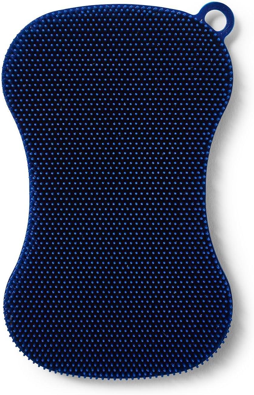 Sur La Table Dual-Action Silicone Sponge, Navy - view 2