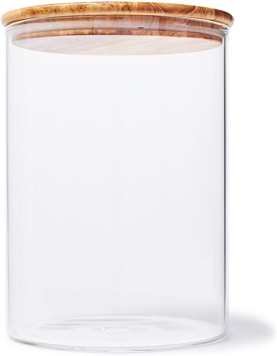 Sur La Table Olivewood Storage Canister, Clear(Clear) - view 4