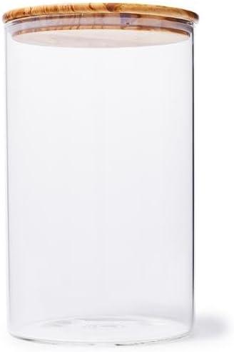 Sur La Table Olivewood Storage Canister, Clear(Clear) - view 6