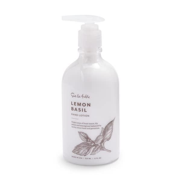 Sur La Table Hand Lotion, 12 oz, Lemon Basil